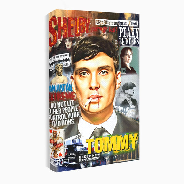 Tablou Canvas Premium LuxCanva® B1012, Peaky Blinders ,  Serial, Motivational, Gangsteri, Culori Vibrante