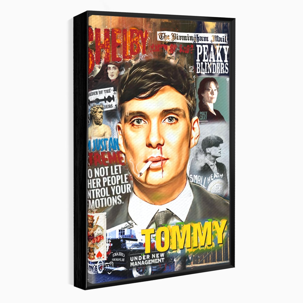 Tablou Canvas Premium LuxCanva® B1012, Peaky Blinders ,  Serial, Motivational, Gangsteri, Culori Vibrante