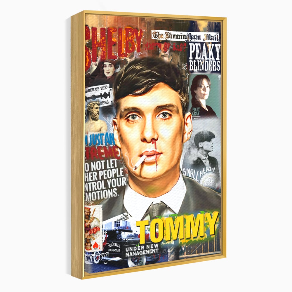 Tablou Canvas Premium LuxCanva® B1012, Peaky Blinders ,  Serial, Motivational, Gangsteri, Culori Vibrante