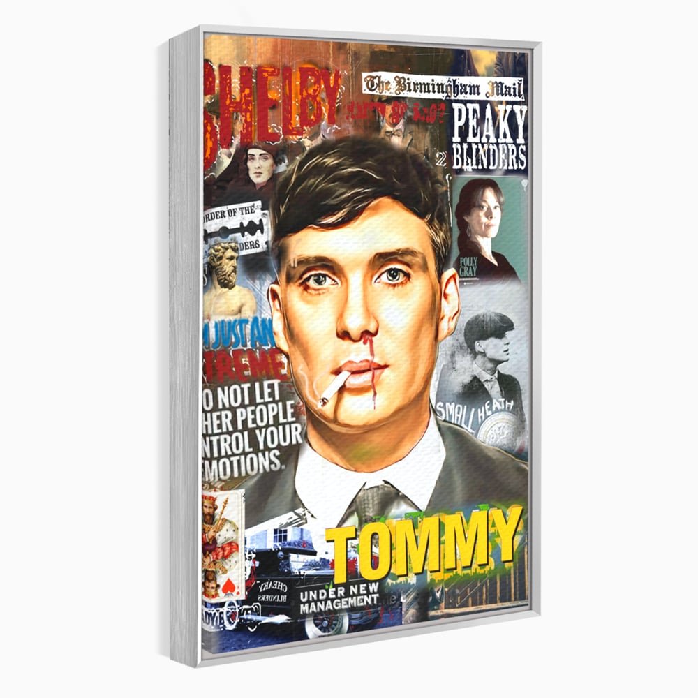 Tablou Canvas Premium LuxCanva® B1012, Peaky Blinders ,  Serial, Motivational, Gangsteri, Culori Vibrante