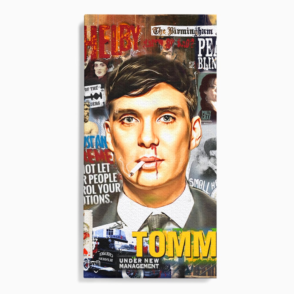 Tablou Canvas Premium LuxCanva® B1012, Peaky Blinders ,  Serial, Motivational, Gangsteri, Culori Vibrante