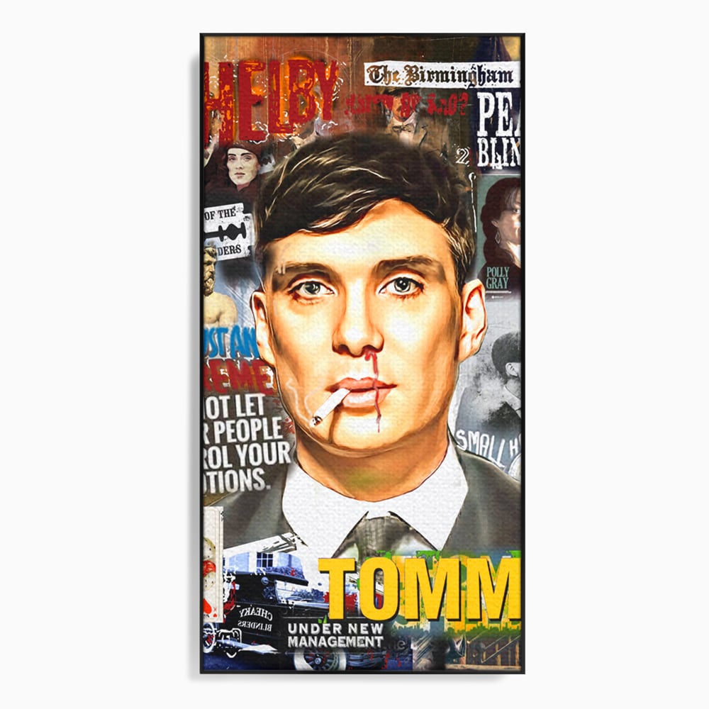 Tablou Canvas Premium LuxCanva® B1012, Peaky Blinders ,  Serial, Motivational, Gangsteri, Culori Vibrante