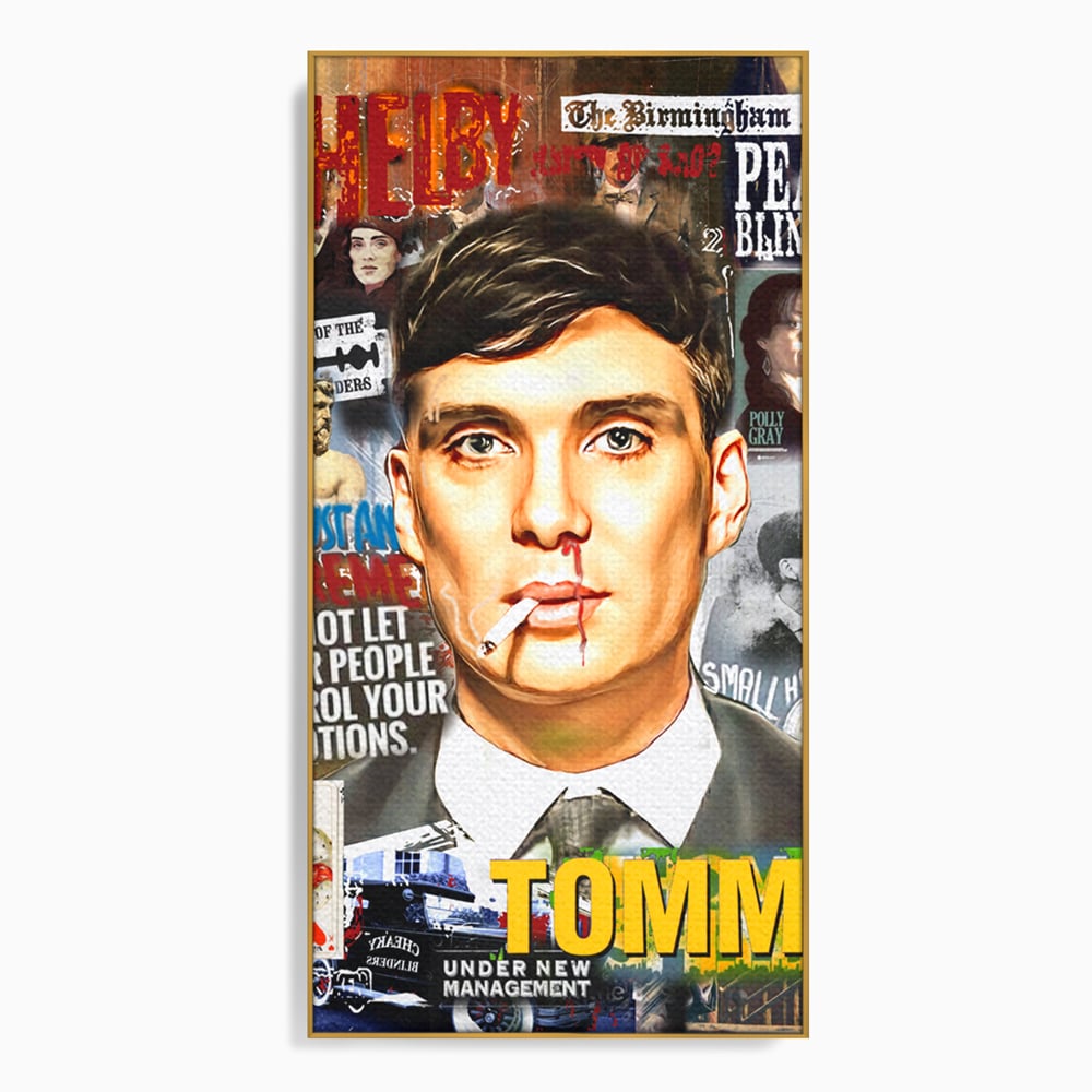 Tablou Canvas Premium LuxCanva® B1012, Peaky Blinders ,  Serial, Motivational, Gangsteri, Culori Vibrante