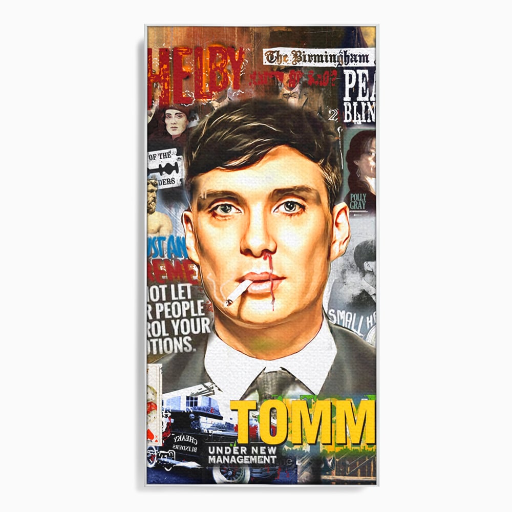 Tablou Canvas Premium LuxCanva® B1012, Peaky Blinders ,  Serial, Motivational, Gangsteri, Culori Vibrante