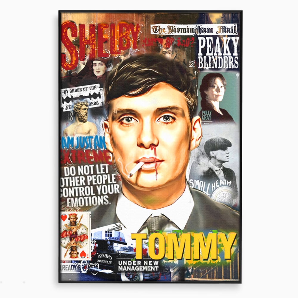 Tablou Canvas Premium LuxCanva® B1012, Peaky Blinders ,  Serial, Motivational, Gangsteri, Culori Vibrante
