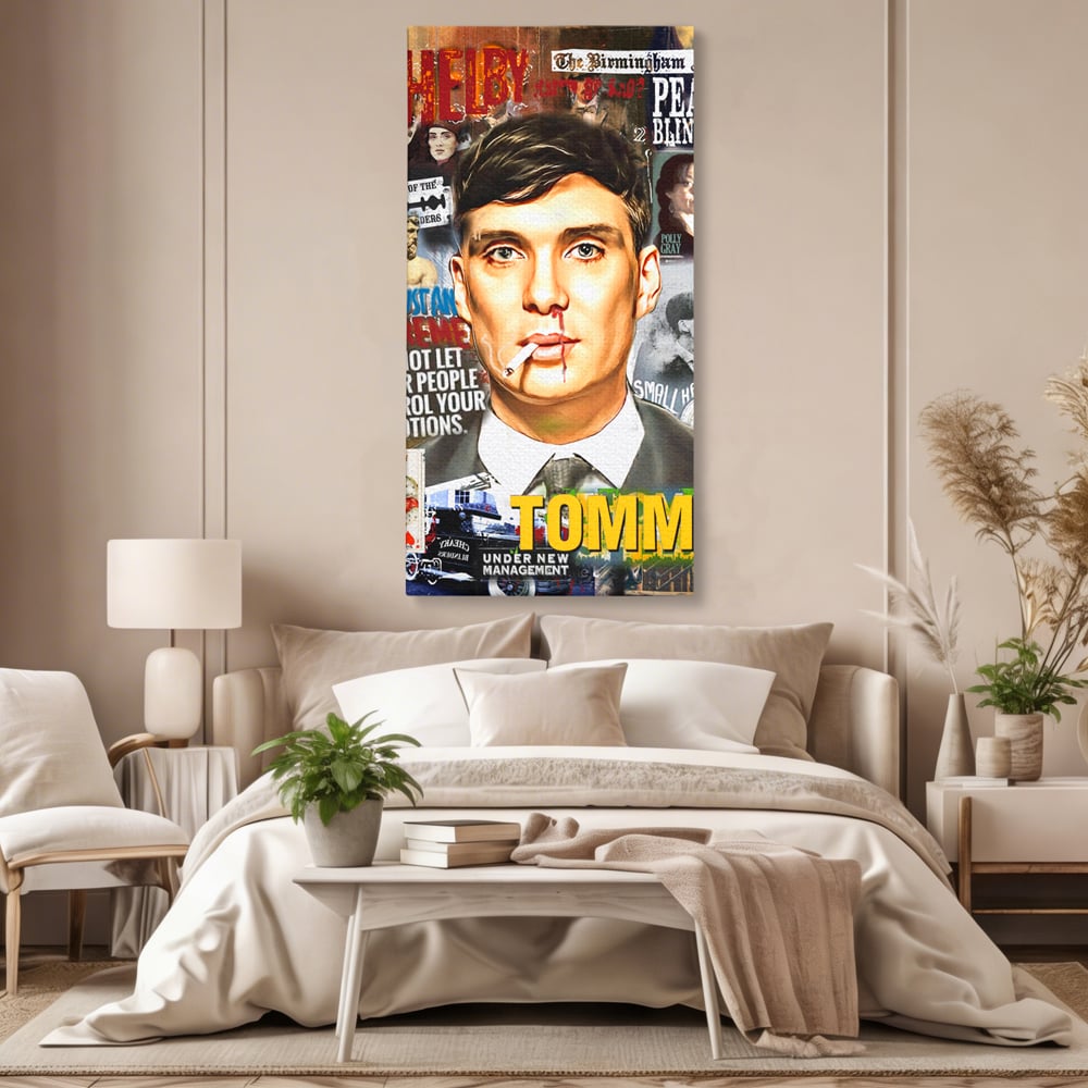 Tablou Canvas Premium LuxCanva® B1012, Peaky Blinders ,  Serial, Motivational, Gangsteri, Culori Vibrante
