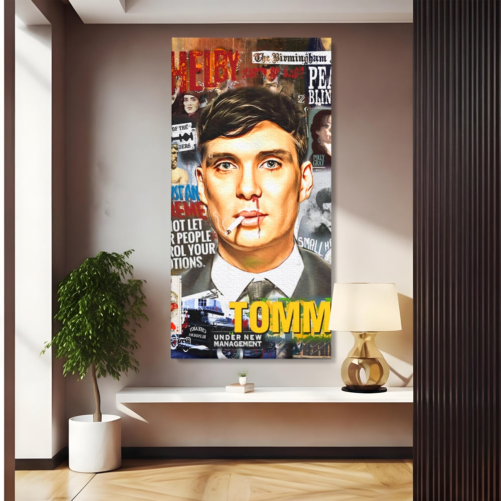 Tablou Canvas Premium LuxCanva® B1012, Peaky Blinders ,  Serial, Motivational, Gangsteri, Culori Vibrante
