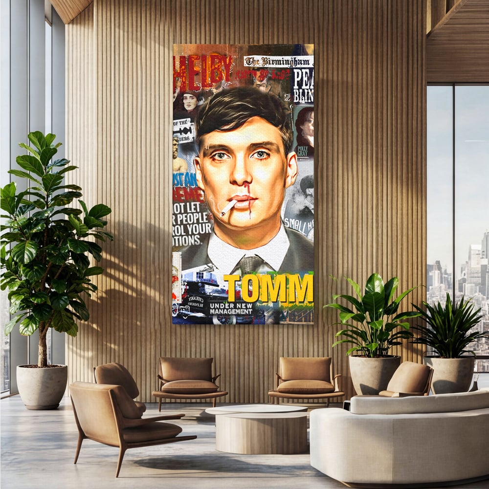 Tablou Canvas Premium LuxCanva® B1012, Peaky Blinders ,  Serial, Motivational, Gangsteri, Culori Vibrante