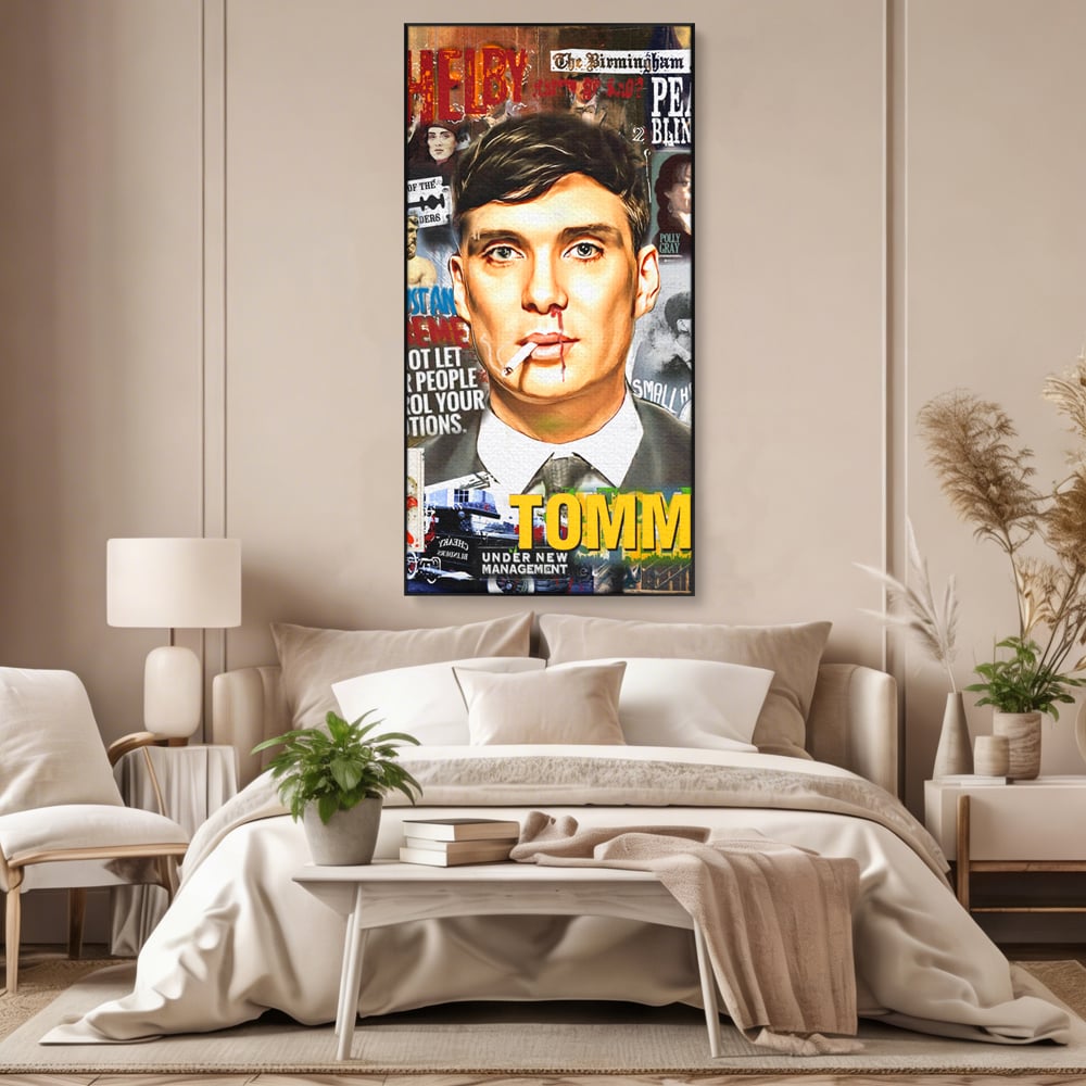 Tablou Canvas Premium LuxCanva® B1012, Peaky Blinders ,  Serial, Motivational, Gangsteri, Culori Vibrante