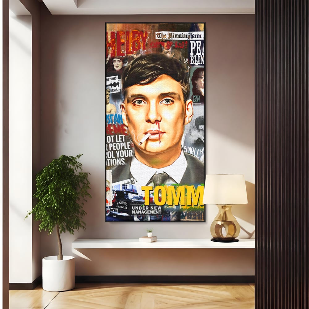 Tablou Canvas Premium LuxCanva® B1012, Peaky Blinders ,  Serial, Motivational, Gangsteri, Culori Vibrante