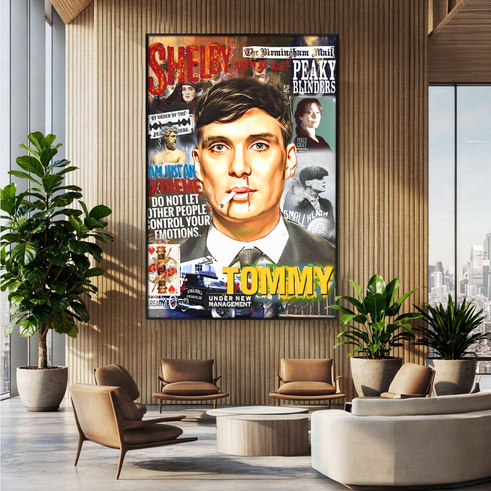 Tablou Canvas Premium LuxCanva® B1012, Peaky Blinders ,  Serial, Motivational, Gangsteri, Culori Vibrante