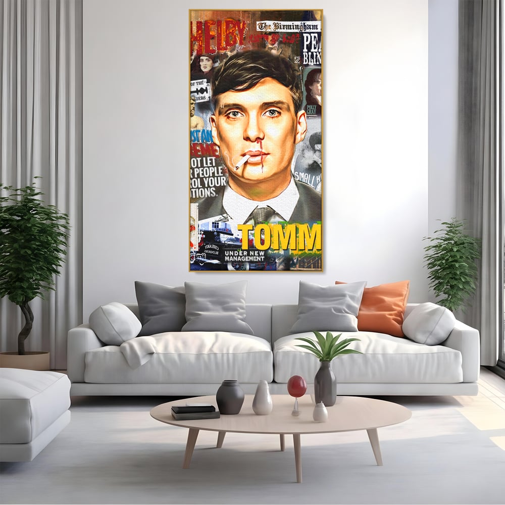 Tablou Canvas Premium LuxCanva® B1012, Peaky Blinders ,  Serial, Motivational, Gangsteri, Culori Vibrante