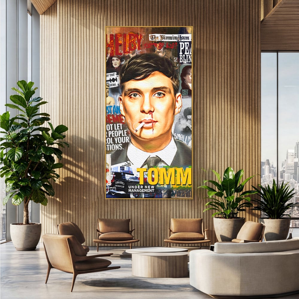 Tablou Canvas Premium LuxCanva® B1012, Peaky Blinders ,  Serial, Motivational, Gangsteri, Culori Vibrante
