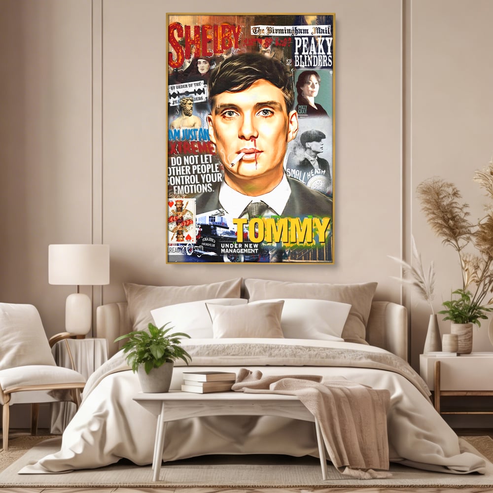 Tablou Canvas Premium LuxCanva® B1012, Peaky Blinders ,  Serial, Motivational, Gangsteri, Culori Vibrante