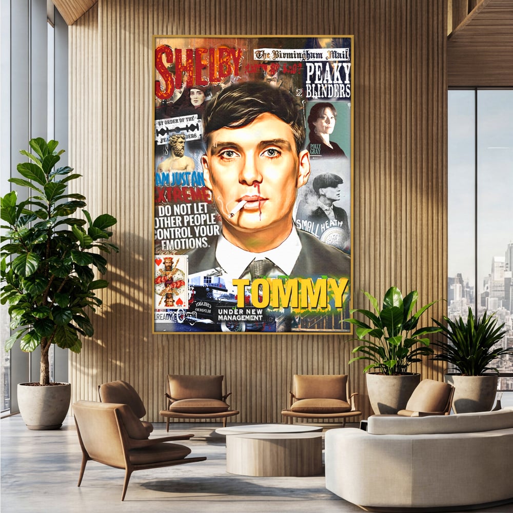 Tablou Canvas Premium LuxCanva® B1012, Peaky Blinders ,  Serial, Motivational, Gangsteri, Culori Vibrante