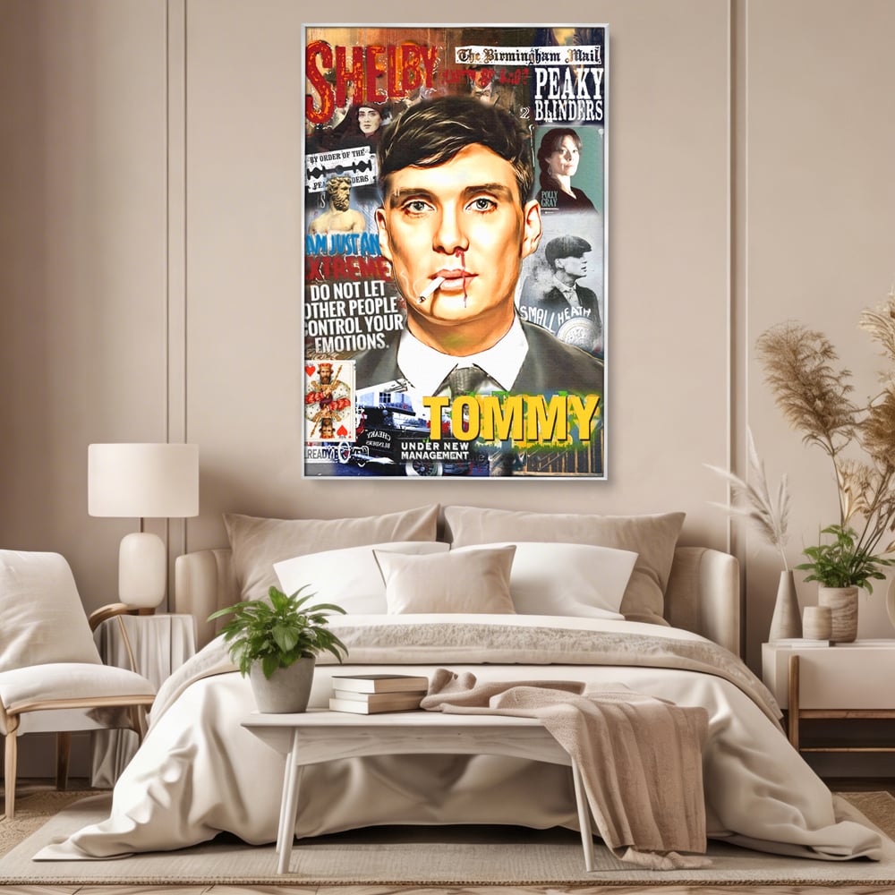 Tablou Canvas Premium LuxCanva® B1012, Peaky Blinders ,  Serial, Motivational, Gangsteri, Culori Vibrante