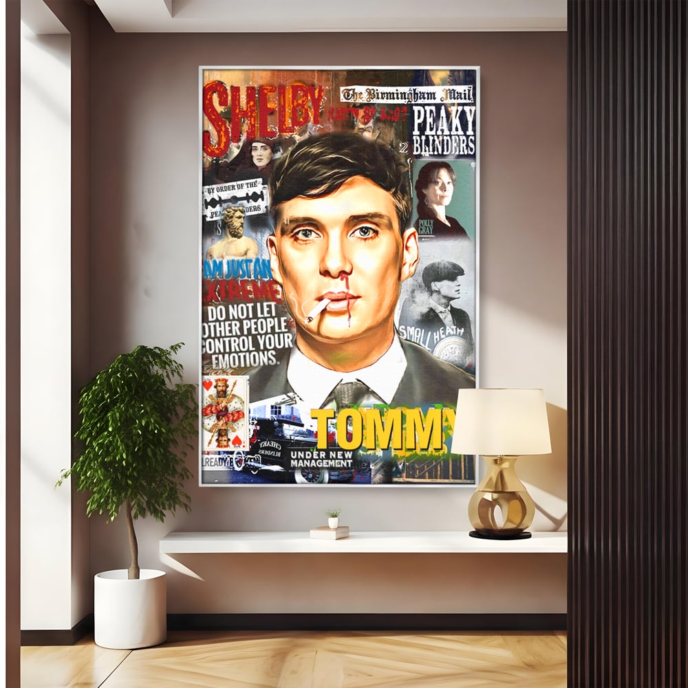 Tablou Canvas Premium LuxCanva® B1012, Peaky Blinders ,  Serial, Motivational, Gangsteri, Culori Vibrante