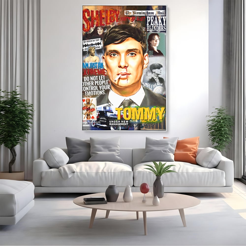 Tablou Canvas Premium LuxCanva® B1012, Peaky Blinders ,  Serial, Motivational, Gangsteri, Culori Vibrante