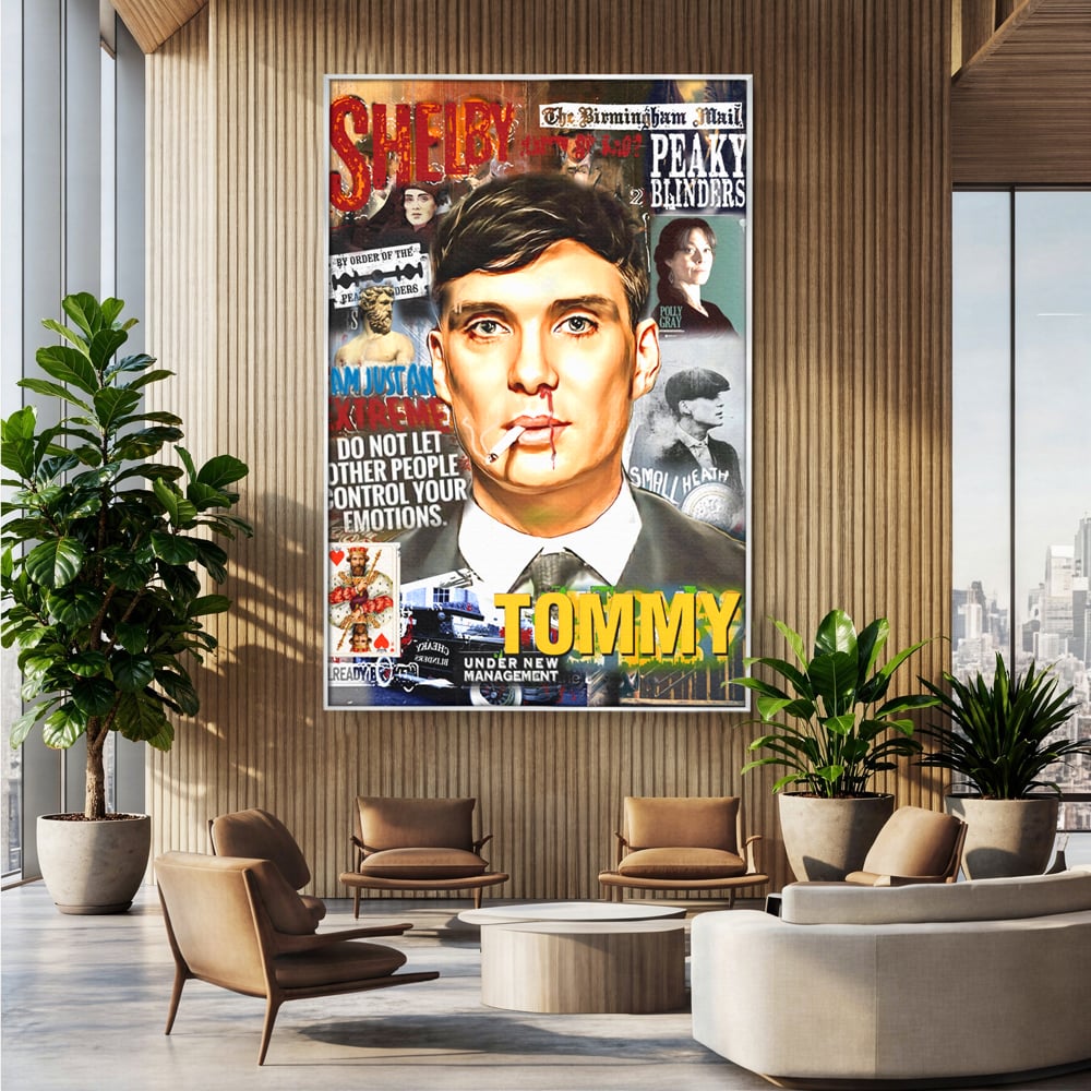 Tablou Canvas Premium LuxCanva® B1012, Peaky Blinders ,  Serial, Motivational, Gangsteri, Culori Vibrante