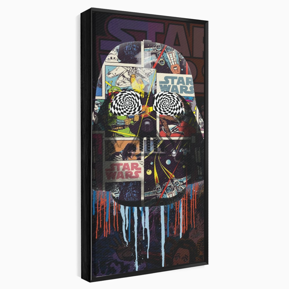 Tablou Canvas Premium, LuxCanva® B1013, Star Wars, Serial, Disney, Univers, Darth Vader, Culori Vibrante