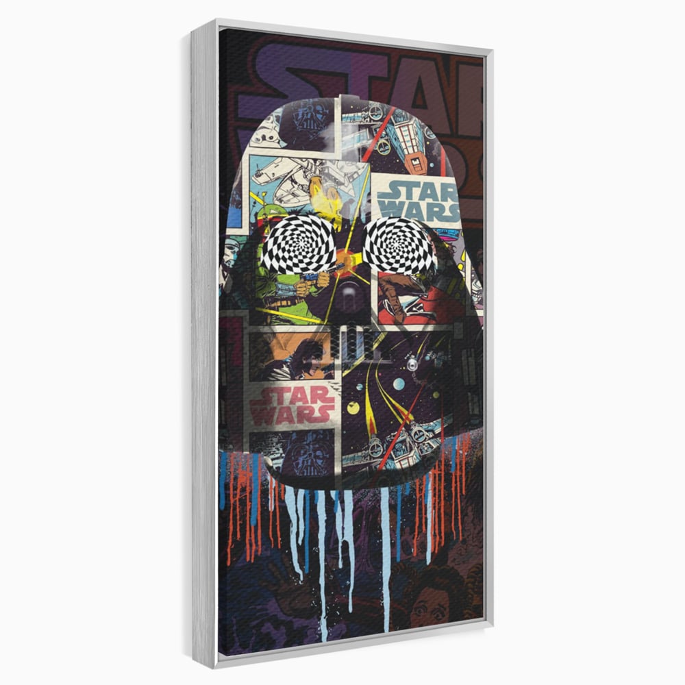 Tablou Canvas Premium, LuxCanva® B1013, Star Wars, Serial, Disney, Univers, Darth Vader, Culori Vibrante