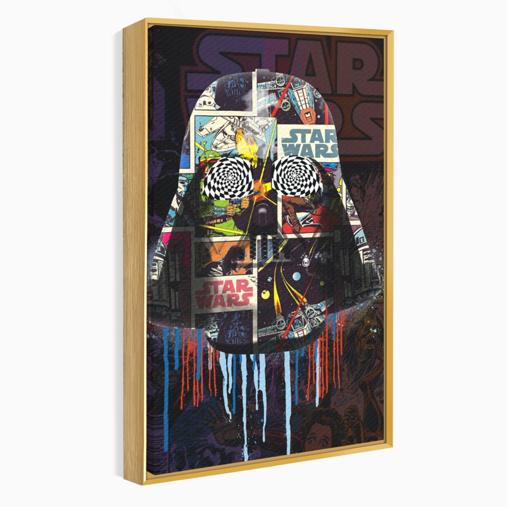Tablou Canvas Premium, LuxCanva® B1013, Star Wars, Serial, Disney, Univers, Darth Vader, Culori Vibrante