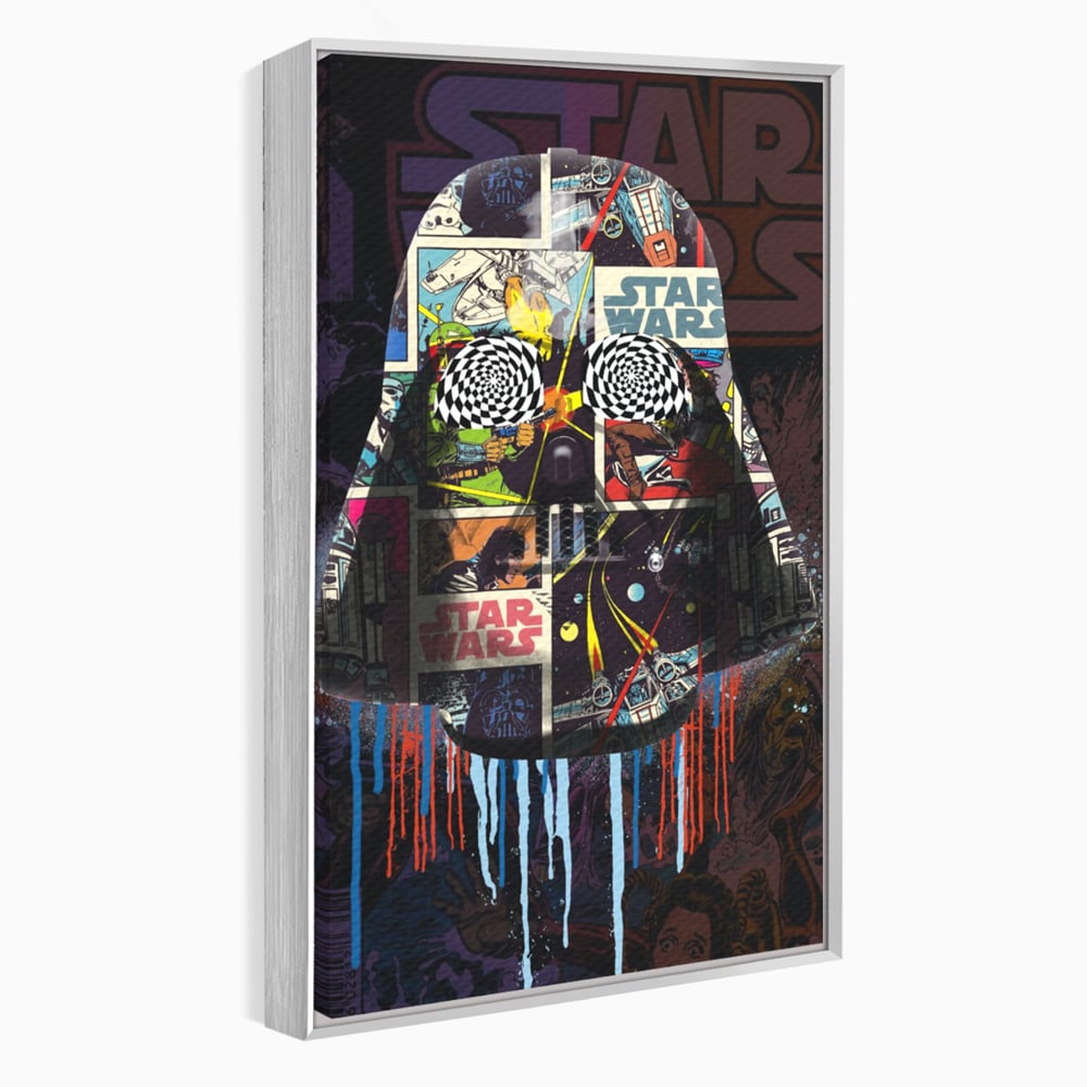 Tablou Canvas Premium, LuxCanva® B1013, Star Wars, Serial, Disney, Univers, Darth Vader, Culori Vibrante