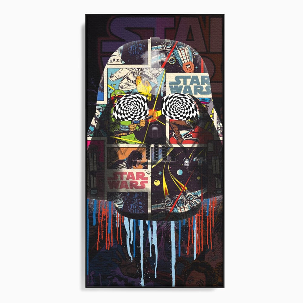 Tablou Canvas Premium, LuxCanva® B1013, Star Wars, Serial, Disney, Univers, Darth Vader, Culori Vibrante