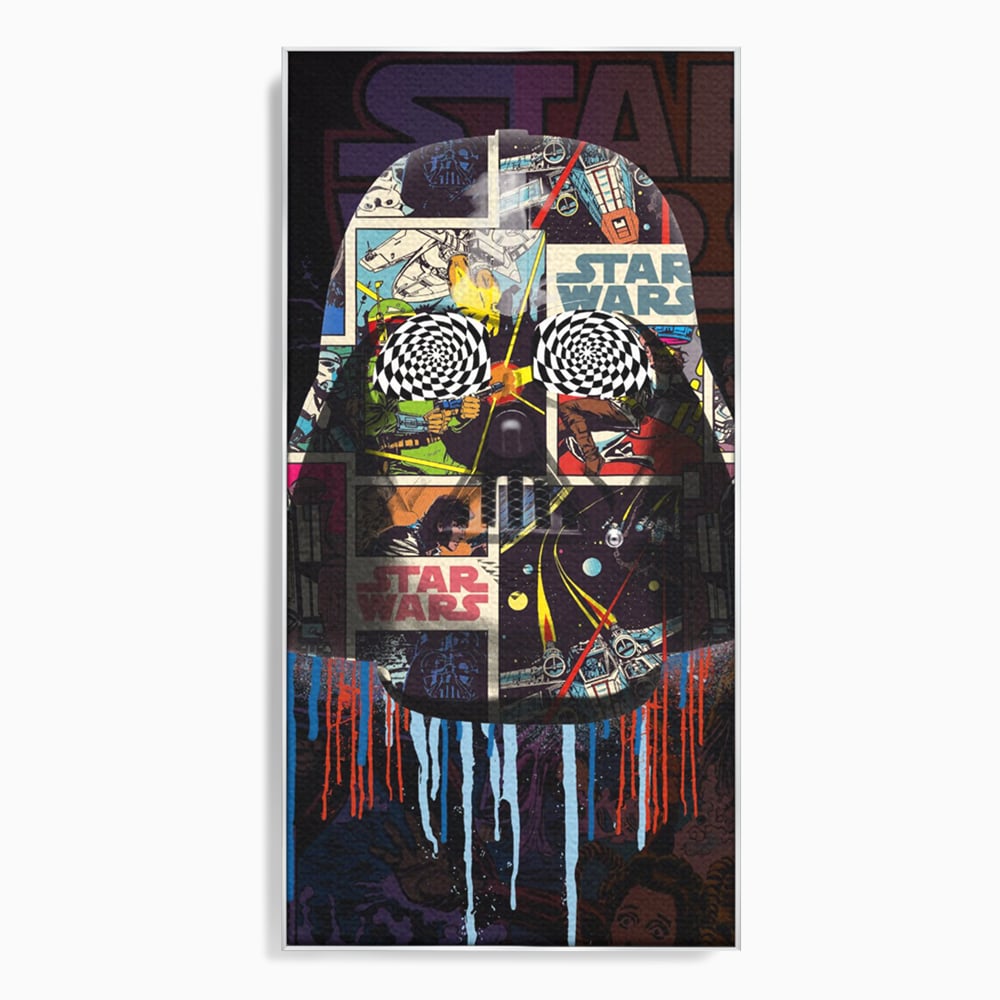 Tablou Canvas Premium, LuxCanva® B1013, Star Wars, Serial, Disney, Univers, Darth Vader, Culori Vibrante
