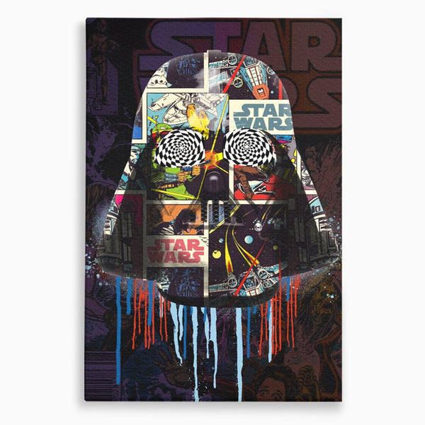 Tablou Canvas Premium, LuxCanva® B1013, Star Wars, Serial, Disney, Univers, Darth Vader, Culori Vibrante