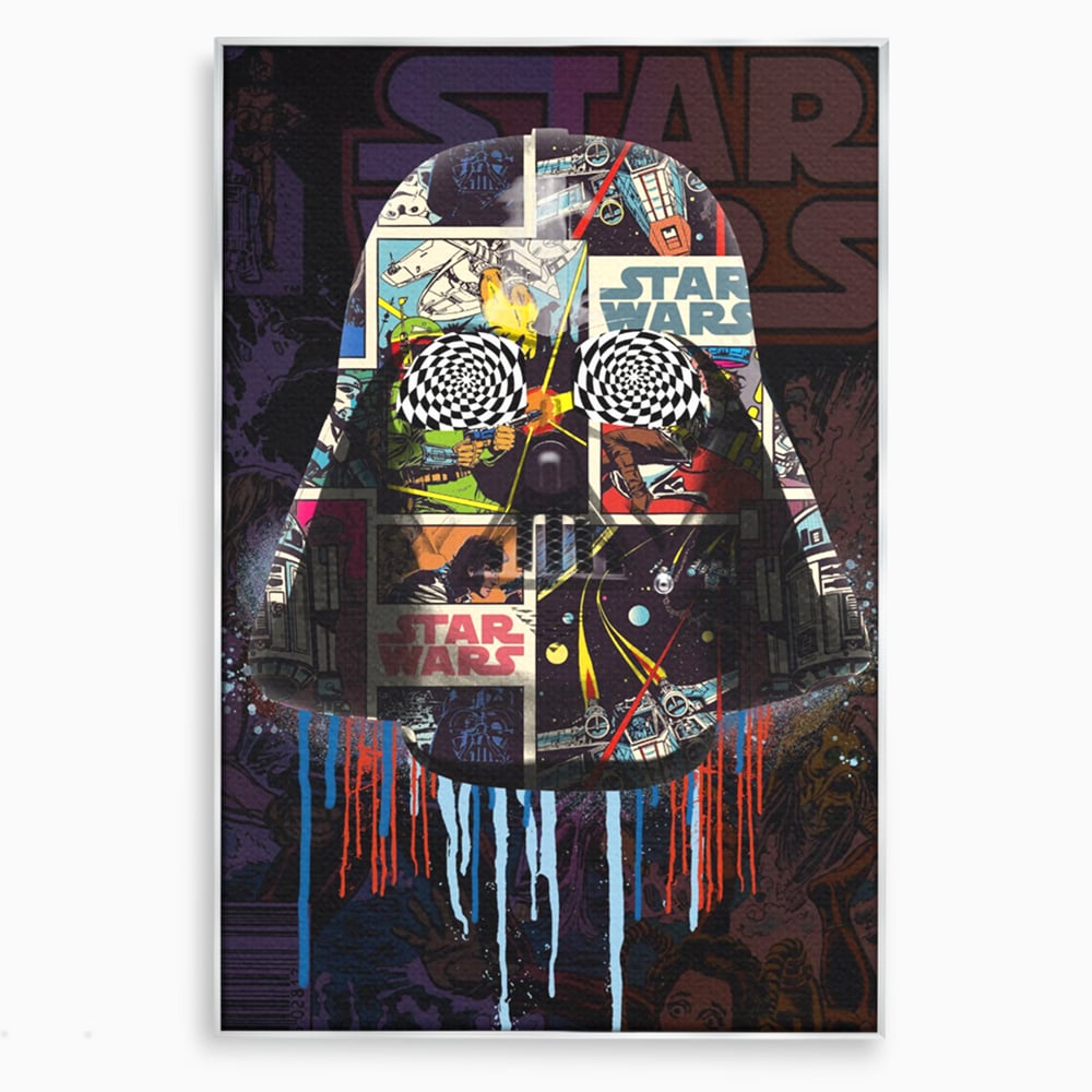 Tablou Canvas Premium, LuxCanva® B1013, Star Wars, Serial, Disney, Univers, Darth Vader, Culori Vibrante