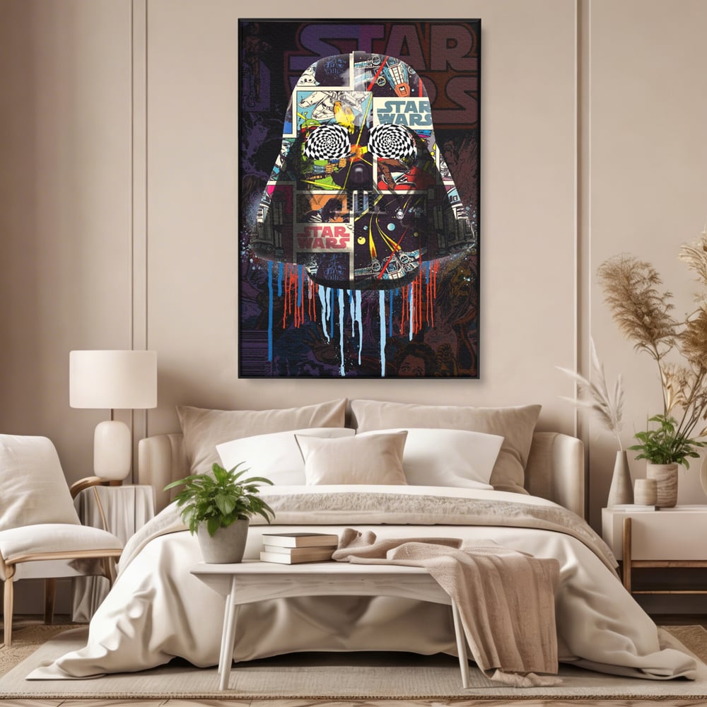 Tablou Canvas Premium, LuxCanva® B1013, Star Wars, Serial, Disney, Univers, Darth Vader, Culori Vibrante
