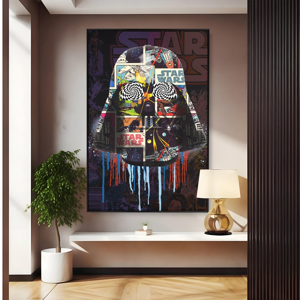 Tablou Canvas Premium, LuxCanva® B1013, Star Wars, Serial, Disney, Univers, Darth Vader, Culori Vibrante