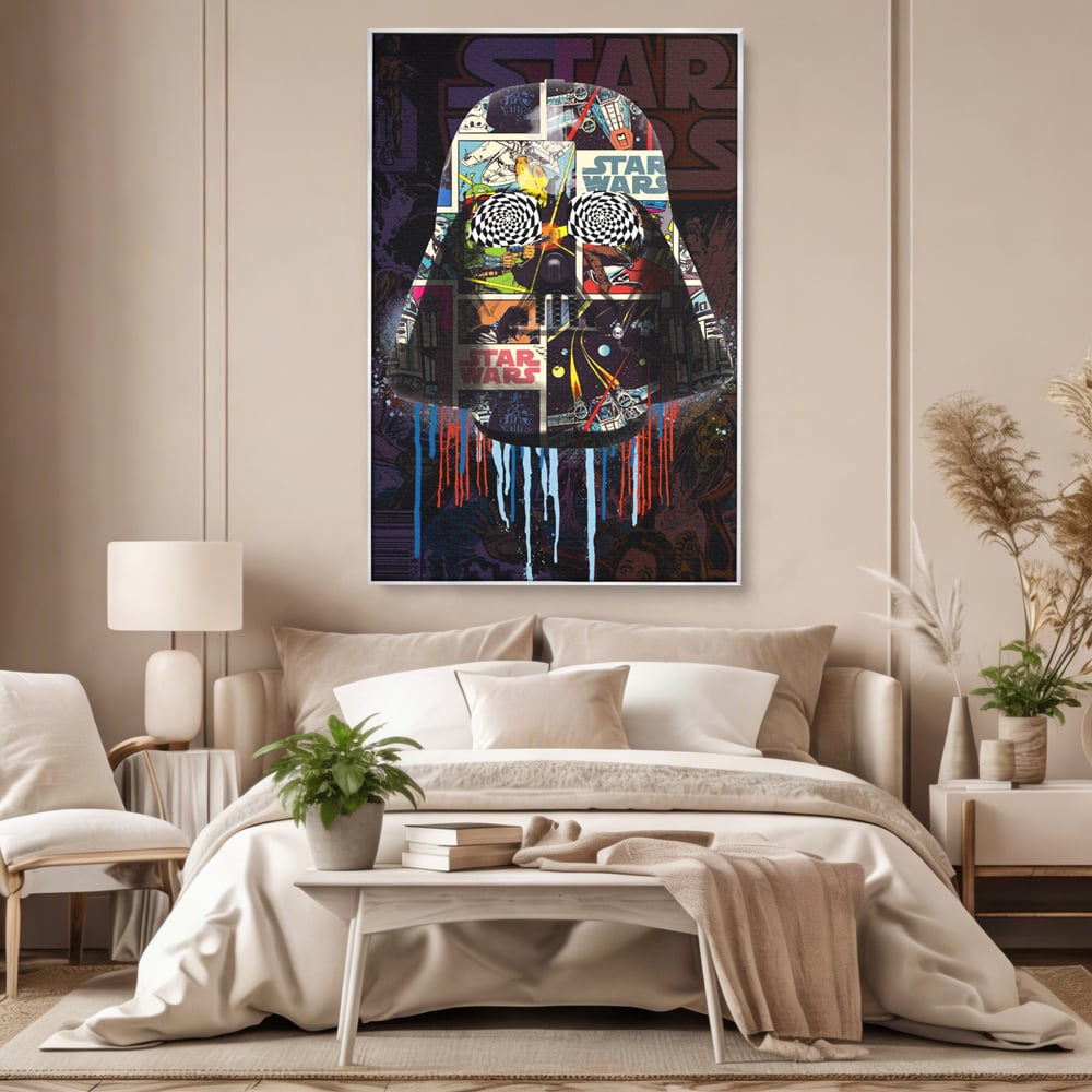 Tablou Canvas Premium, LuxCanva® B1013, Star Wars, Serial, Disney, Univers, Darth Vader, Culori Vibrante