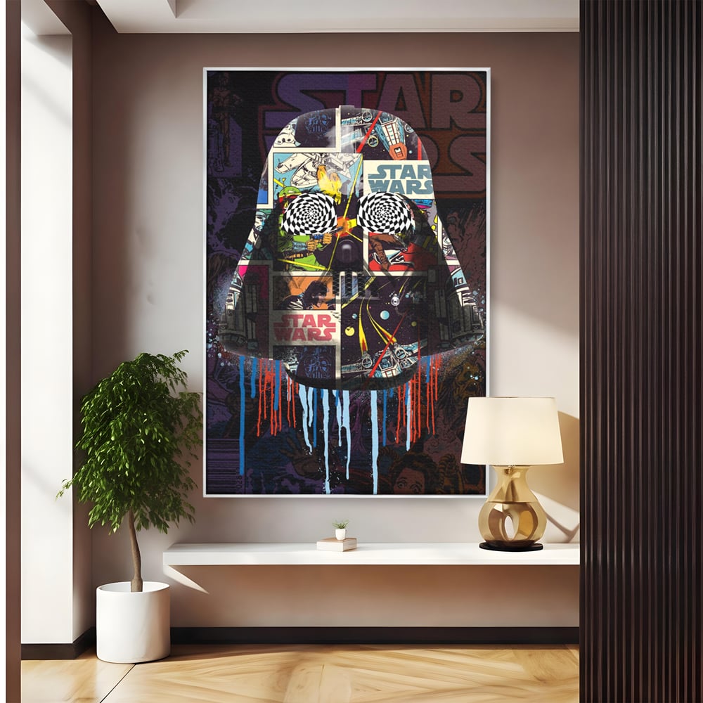 Tablou Canvas Premium, LuxCanva® B1013, Star Wars, Serial, Disney, Univers, Darth Vader, Culori Vibrante