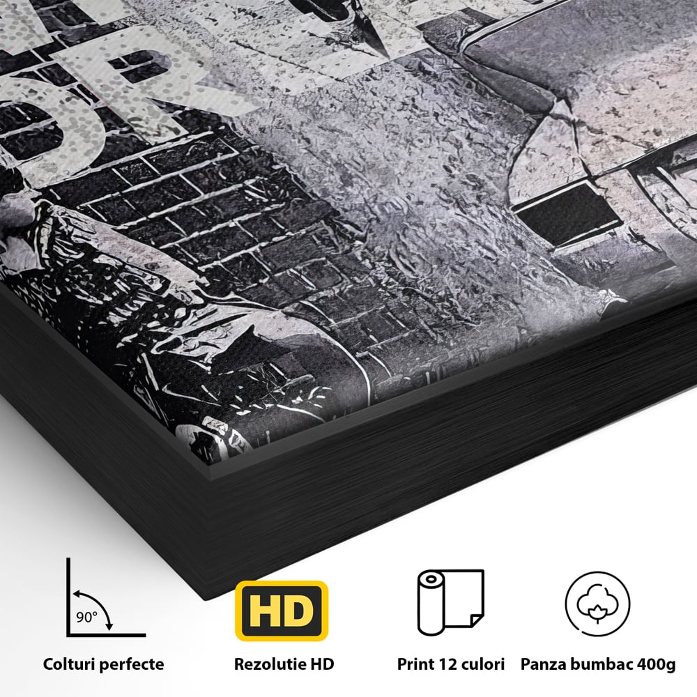 Tablou Canvas Premium LuxCanva® B1021 It's all starts with a dream , Vise, Motivational, Copil, Culori Vibrante