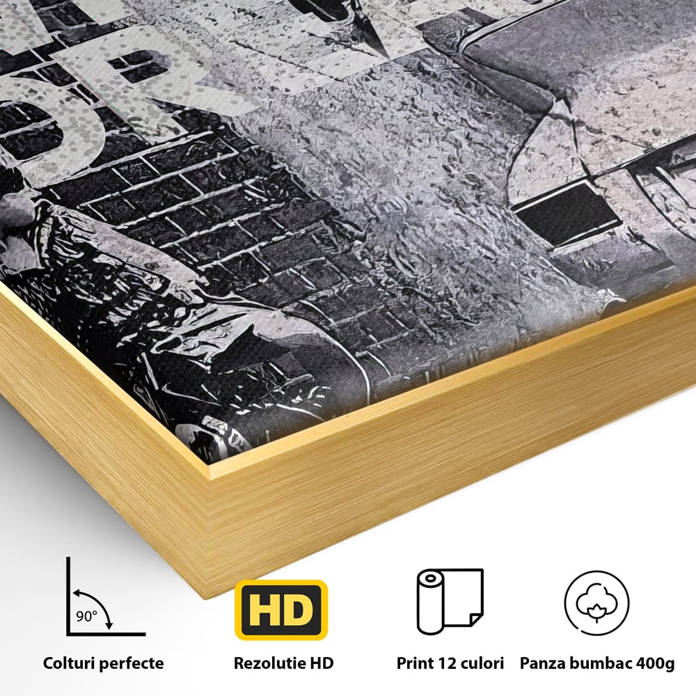 Tablou Canvas Premium LuxCanva® B1021 It's all starts with a dream , Vise, Motivational, Copil, Culori Vibrante