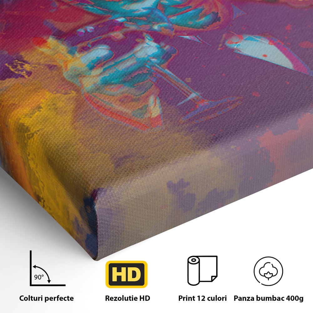 Tablou Canvas Premium LuxCanva® B1024 Marele Gatsby , Filme, Leonardo DiCaprio, Vedete, Filme, Culori Vibrante