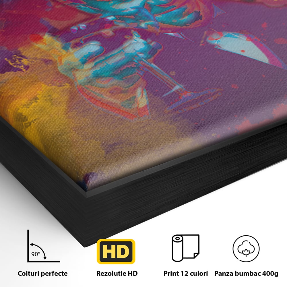 Tablou Canvas Premium LuxCanva® B1024 Marele Gatsby , Filme, Leonardo DiCaprio, Vedete, Filme, Culori Vibrante