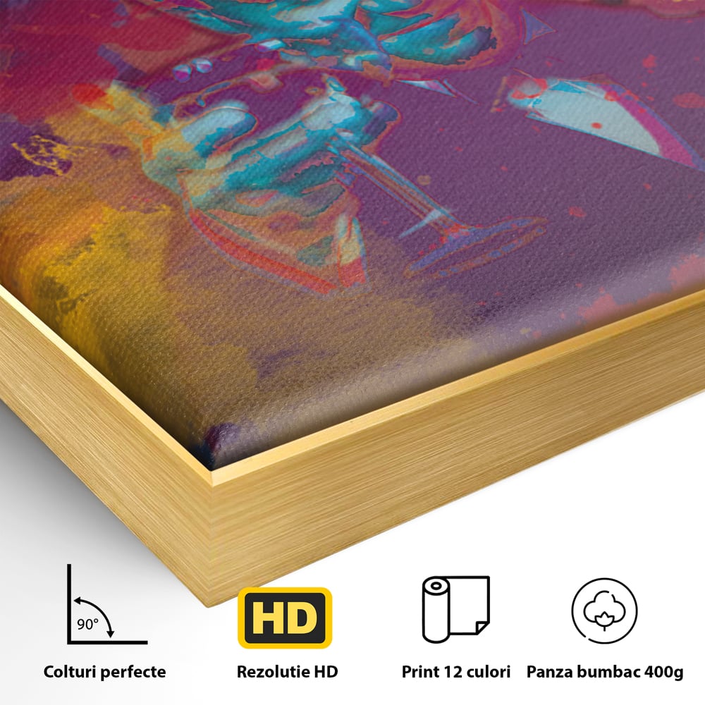 Tablou Canvas Premium LuxCanva® B1024 Marele Gatsby , Filme, Leonardo DiCaprio, Vedete, Filme, Culori Vibrante