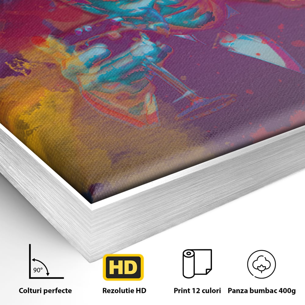 Tablou Canvas Premium LuxCanva® B1024 Marele Gatsby , Filme, Leonardo DiCaprio, Vedete, Filme, Culori Vibrante