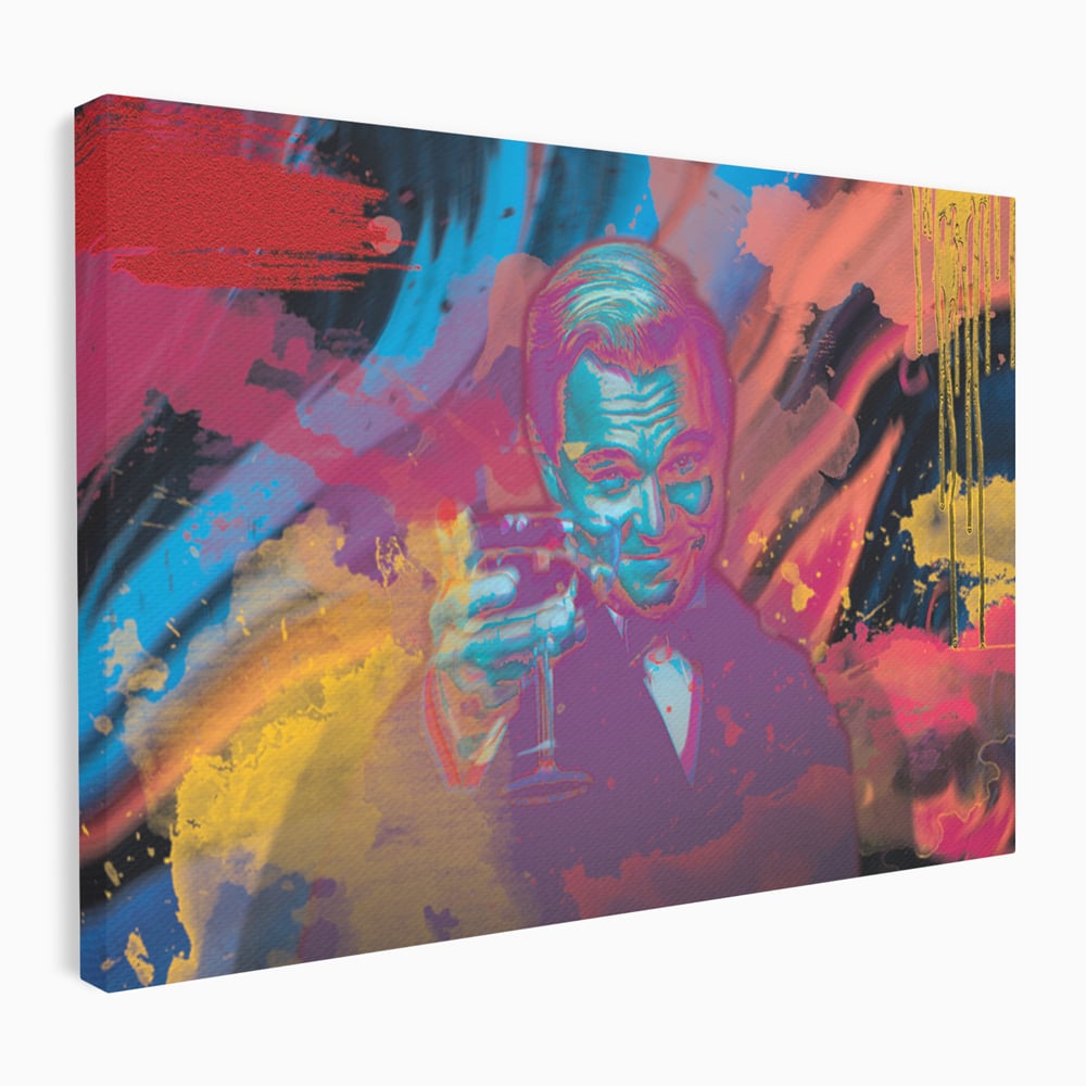 Tablou Canvas Premium LuxCanva® B1024 Marele Gatsby , Filme, Leonardo DiCaprio, Vedete, Filme, Culori Vibrante