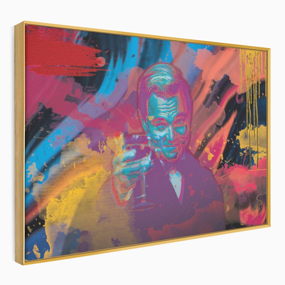 Tablou Canvas Premium LuxCanva® B1024 Marele Gatsby , Filme, Leonardo DiCaprio, Vedete, Filme, Culori Vibrante
