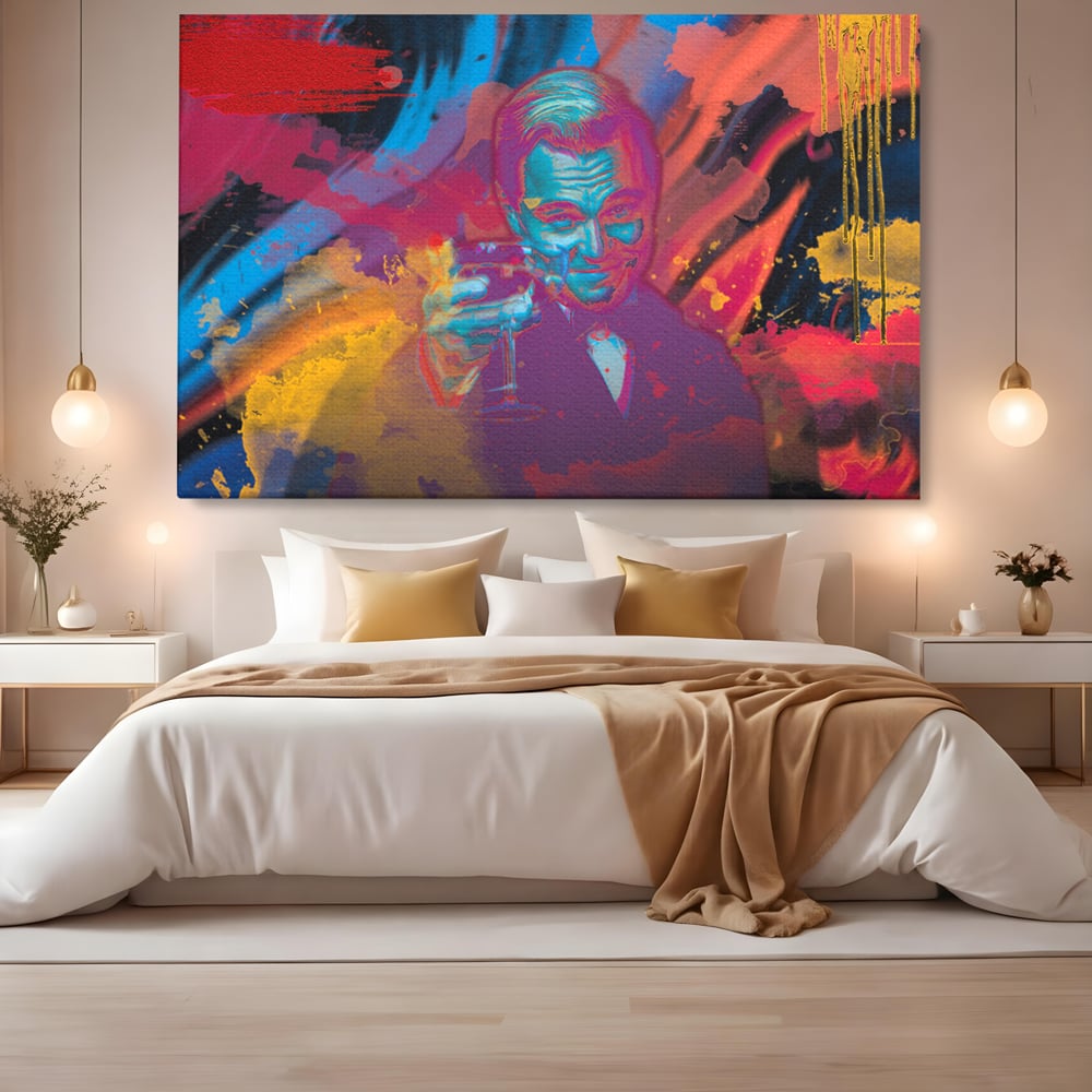 Tablou Canvas Premium LuxCanva® B1024 Marele Gatsby , Filme, Leonardo DiCaprio, Vedete, Filme, Culori Vibrante