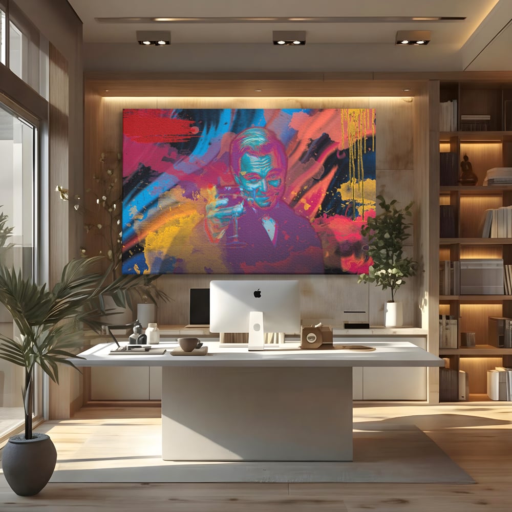 Tablou Canvas Premium LuxCanva® B1024 Marele Gatsby , Filme, Leonardo DiCaprio, Vedete, Filme, Culori Vibrante