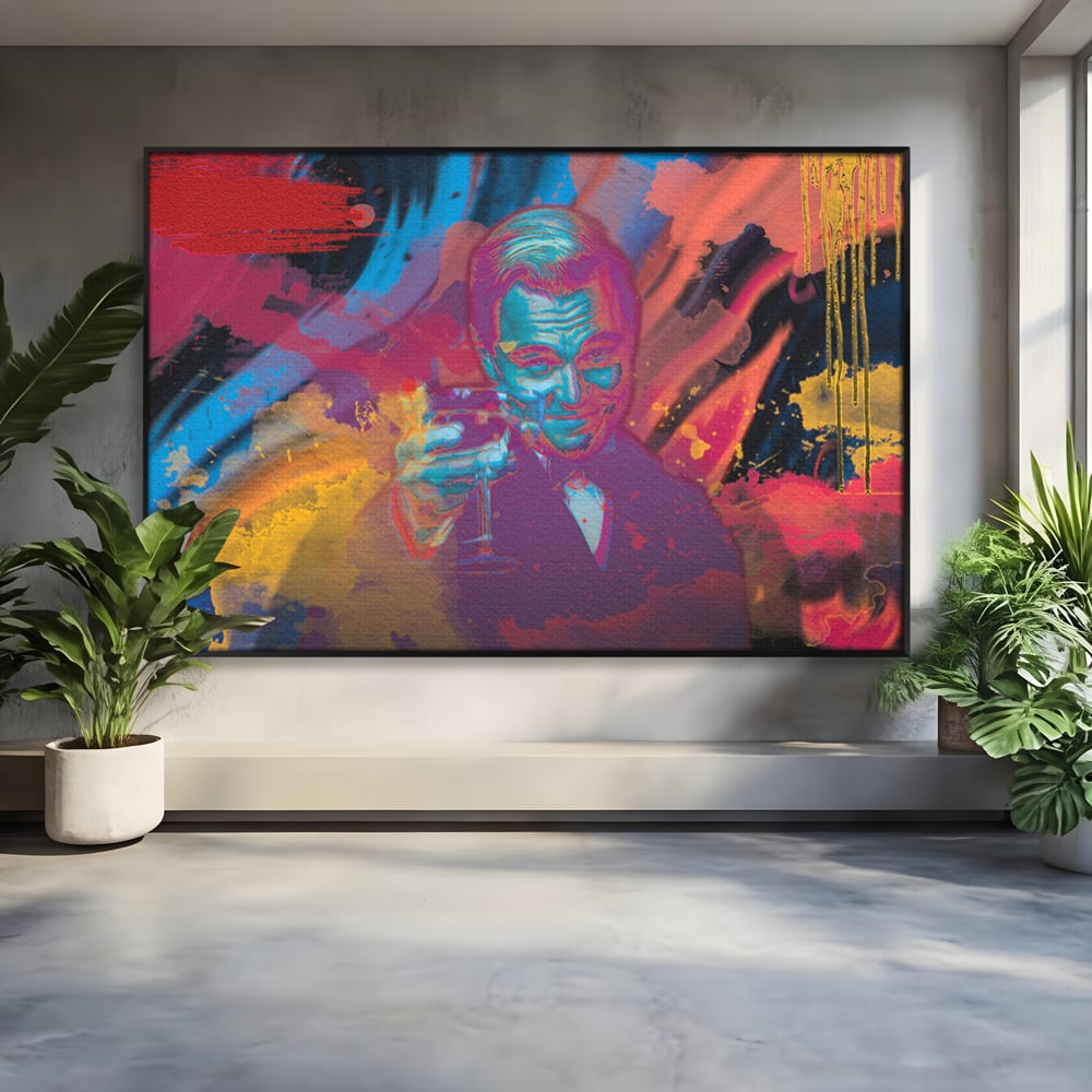 Tablou Canvas Premium LuxCanva® B1024 Marele Gatsby , Filme, Leonardo DiCaprio, Vedete, Filme, Culori Vibrante