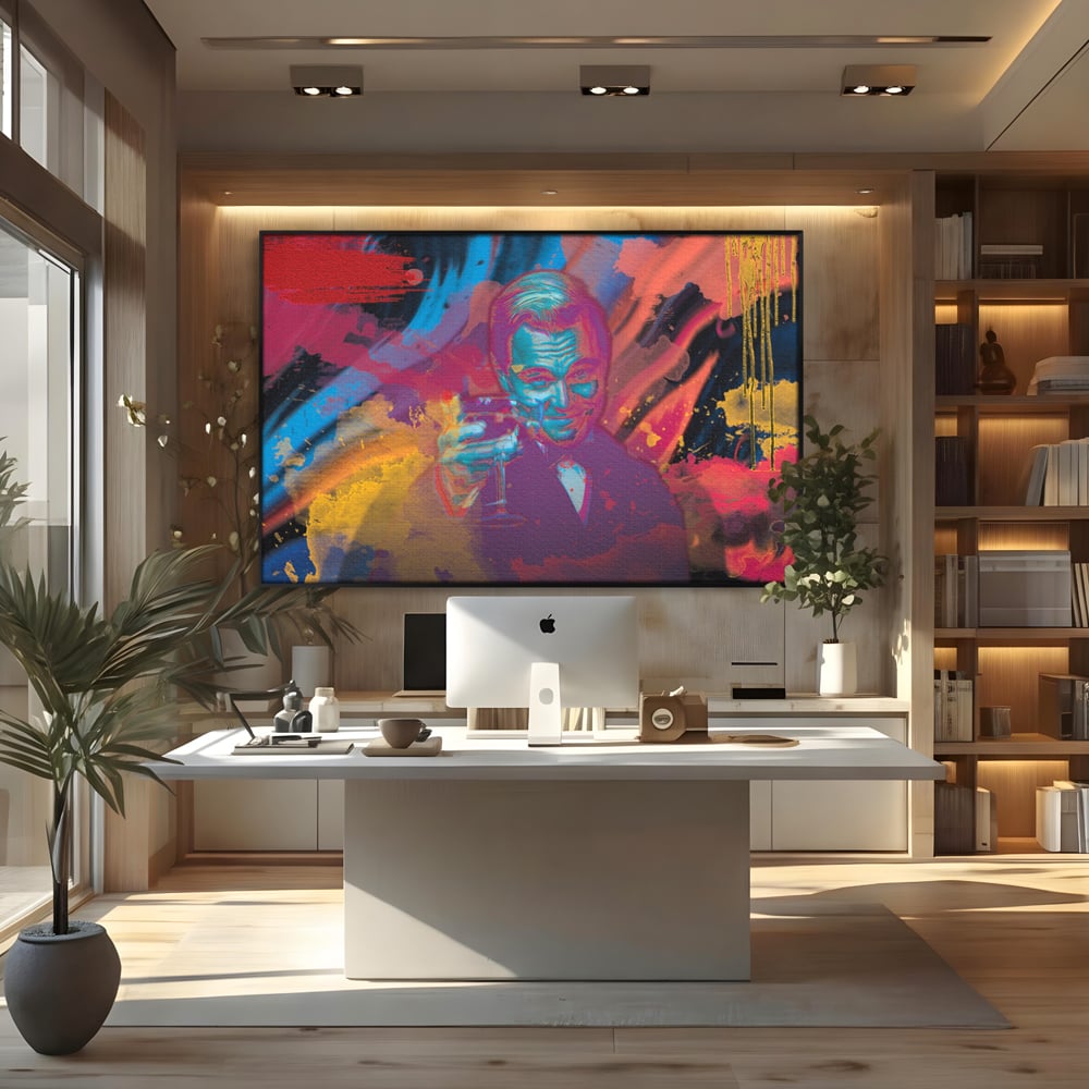 Tablou Canvas Premium LuxCanva® B1024 Marele Gatsby , Filme, Leonardo DiCaprio, Vedete, Filme, Culori Vibrante