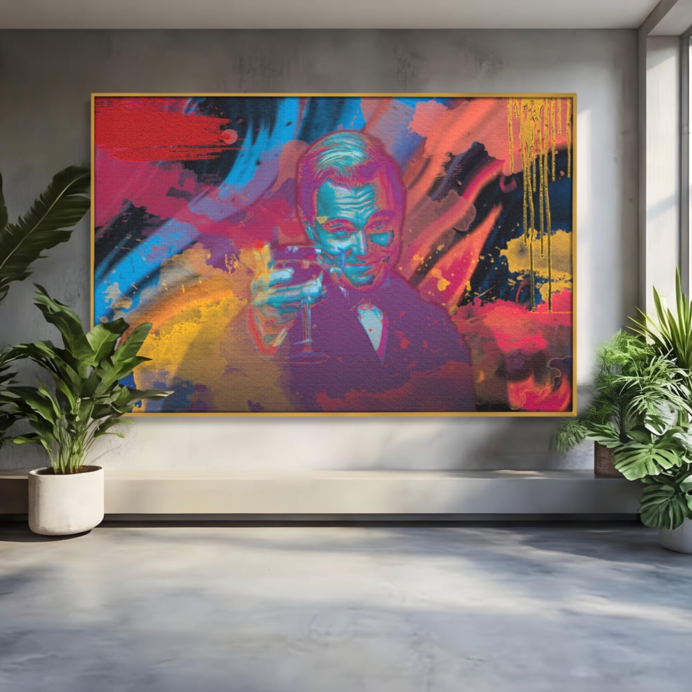 Tablou Canvas Premium LuxCanva® B1024 Marele Gatsby , Filme, Leonardo DiCaprio, Vedete, Filme, Culori Vibrante