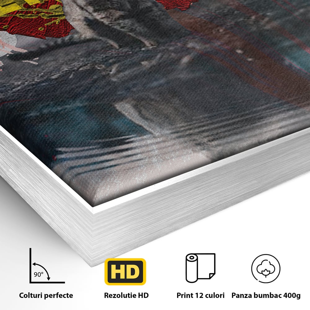 Tablou Canvas Premium LuxCanva® B1026 Mindset Is Everything , Citate, Viata, Inspirational, Motivational, Culori Vibrante