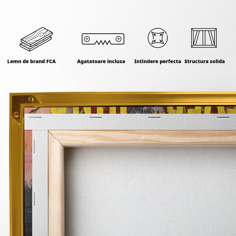 Tablou Canvas Premium LuxCanva® B1026 Mindset Is Everything , Citate, Viata, Inspirational, Motivational, Culori Vibrante